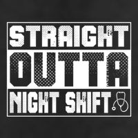 Straight Outta Night Shift Funny Nurse Rn Gift Beanie