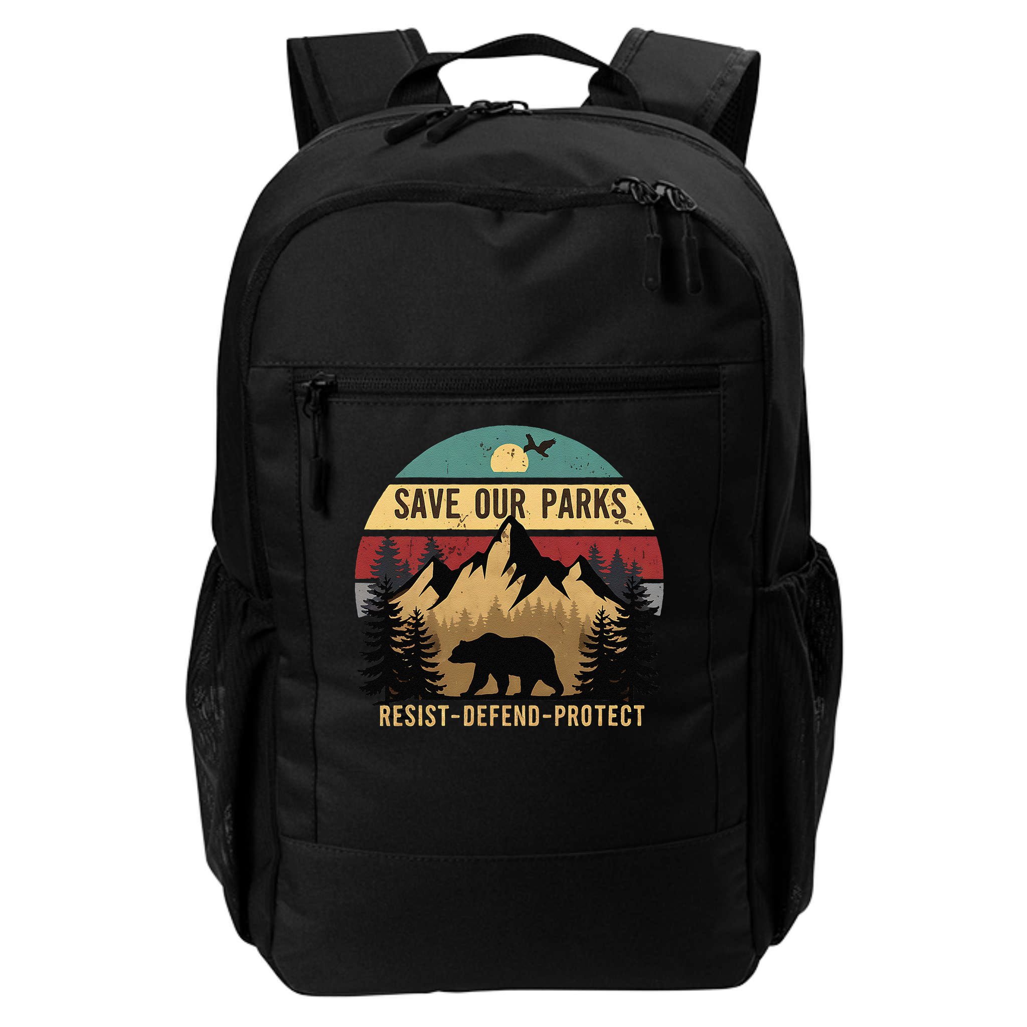 Save Our National Parks Parks Over Profits Bear Backpack