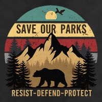 Save Our National Parks Parks Over Profits Bear Hat