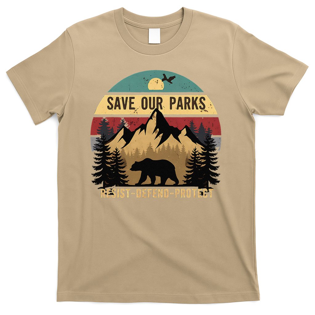 Save Our National Parks Parks Over Profits Bear T-Shirt