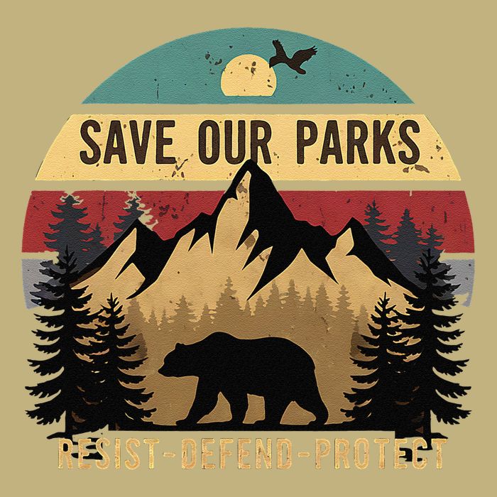 Save Our National Parks Parks Over Profits Bear T-Shirt