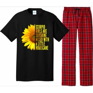 Scorpio October November Birthday Sunflower Queen Gift Pajama Set