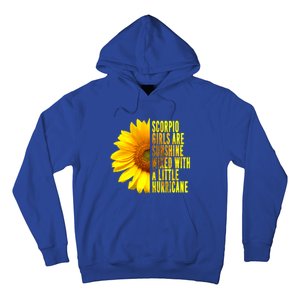 Scorpio October November Birthday Sunflower Queen Gift Hoodie