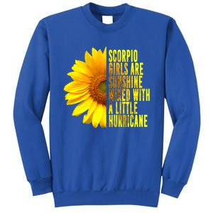 Scorpio October November Birthday Sunflower Queen Gift Sweatshirt