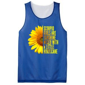 Scorpio October November Birthday Sunflower Queen Gift Mesh Reversible Basketball Jersey Tank