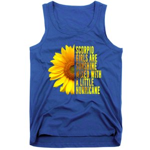 Scorpio October November Birthday Sunflower Queen Gift Tank Top