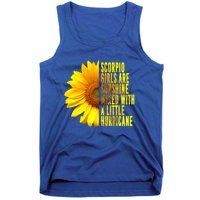 Scorpio October November Birthday Sunflower Queen Gift Tank Top