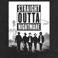 Straight Outta Nightmare Adult Drive Performance Visor