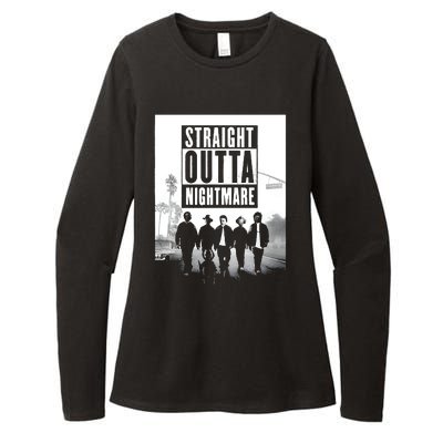 Straight Outta Nightmare Womens CVC Long Sleeve Shirt