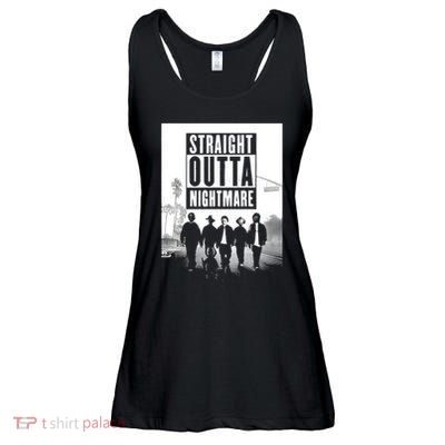 Straight Outta Nightmare Ladies Essential Flowy Tank