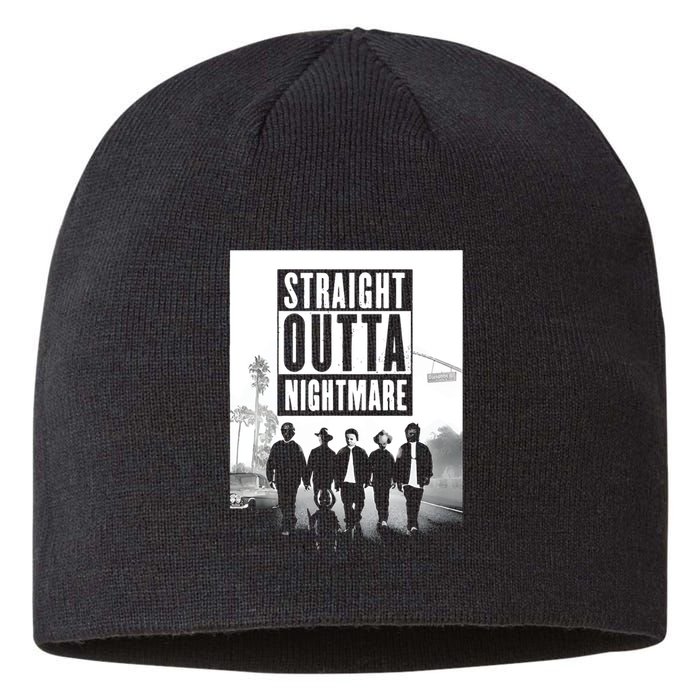 Straight Outta Nightmare Sustainable Beanie