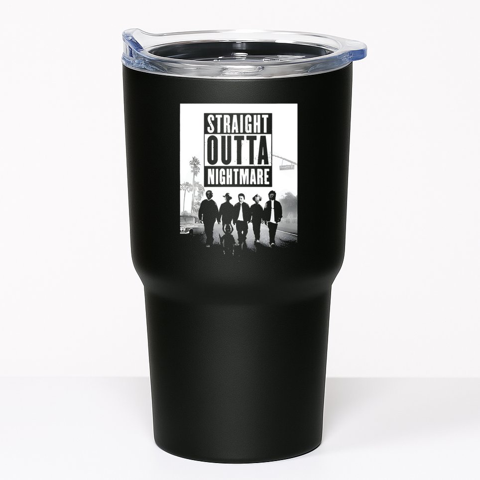Straight Outta Nightmare Tumbler