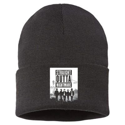 Straight Outta Nightmare Sustainable Knit Beanie