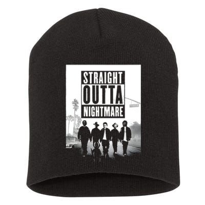 Straight Outta Nightmare Short Acrylic Beanie