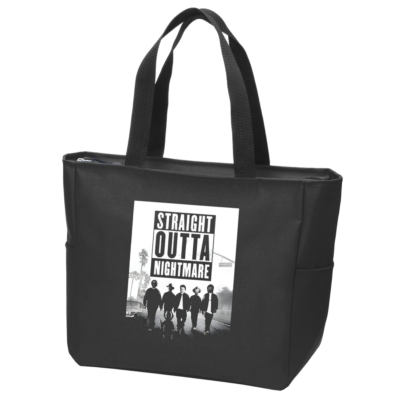 Straight Outta Nightmare Zip Tote Bag