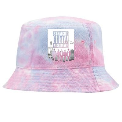 Straight Outta Nightmare Tie-Dyed Bucket Hat