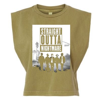 Straight Outta Nightmare Garment-Dyed Women's Muscle Tee