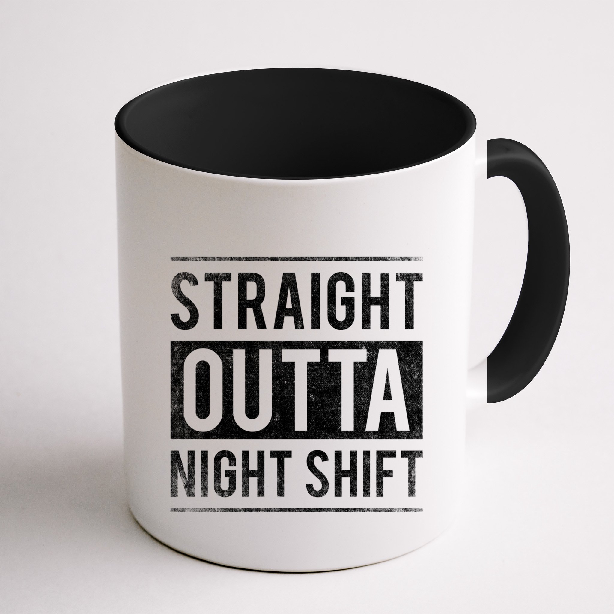 Straight Outta Night Shift Nurse Gift Mug