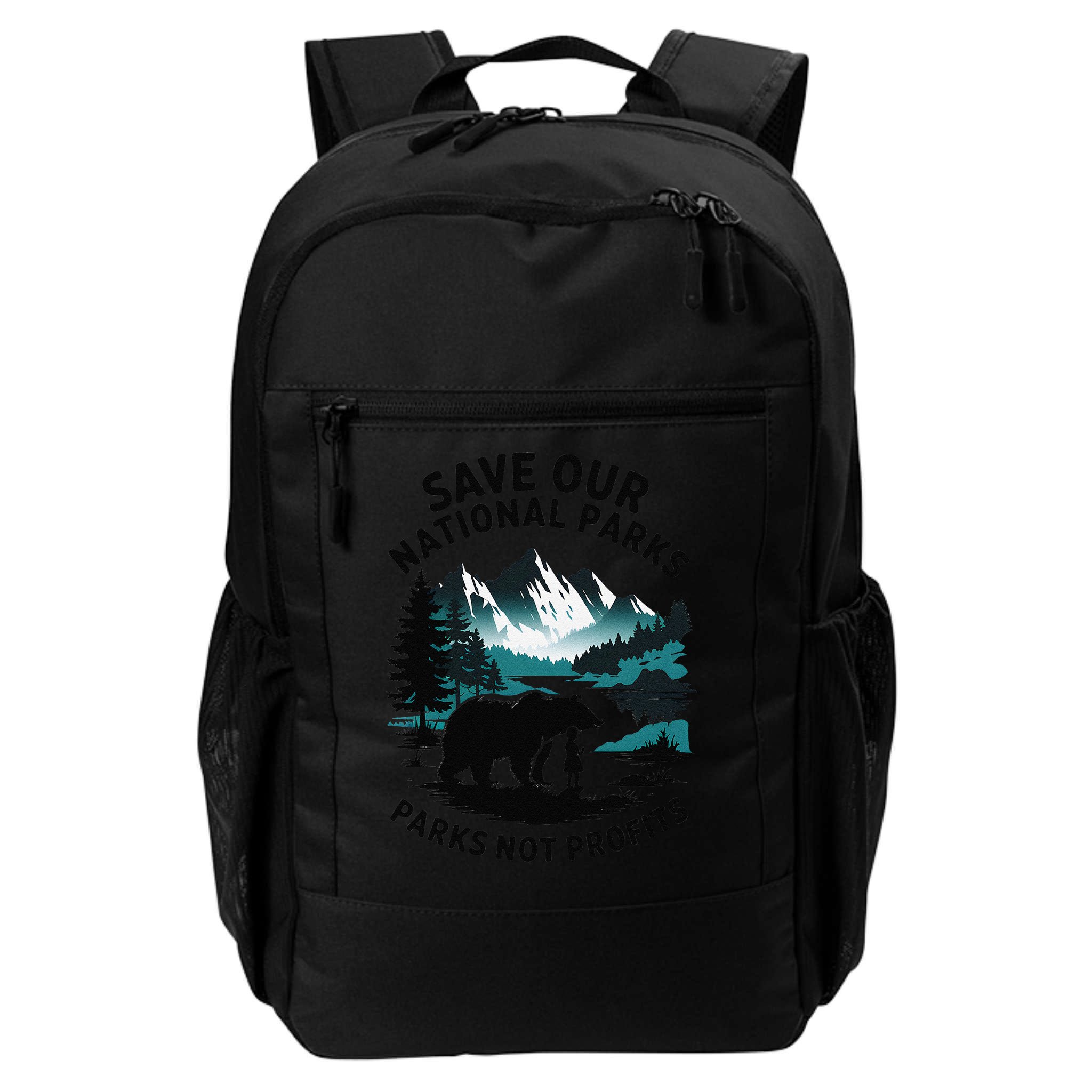 Save Our National Parks Mountain Grizzly Bear Backpack