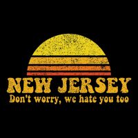 State Of New Jersey Funny Vintage Slogan Retro Souvenir Gift Cooling Performance Crew T-Shirt