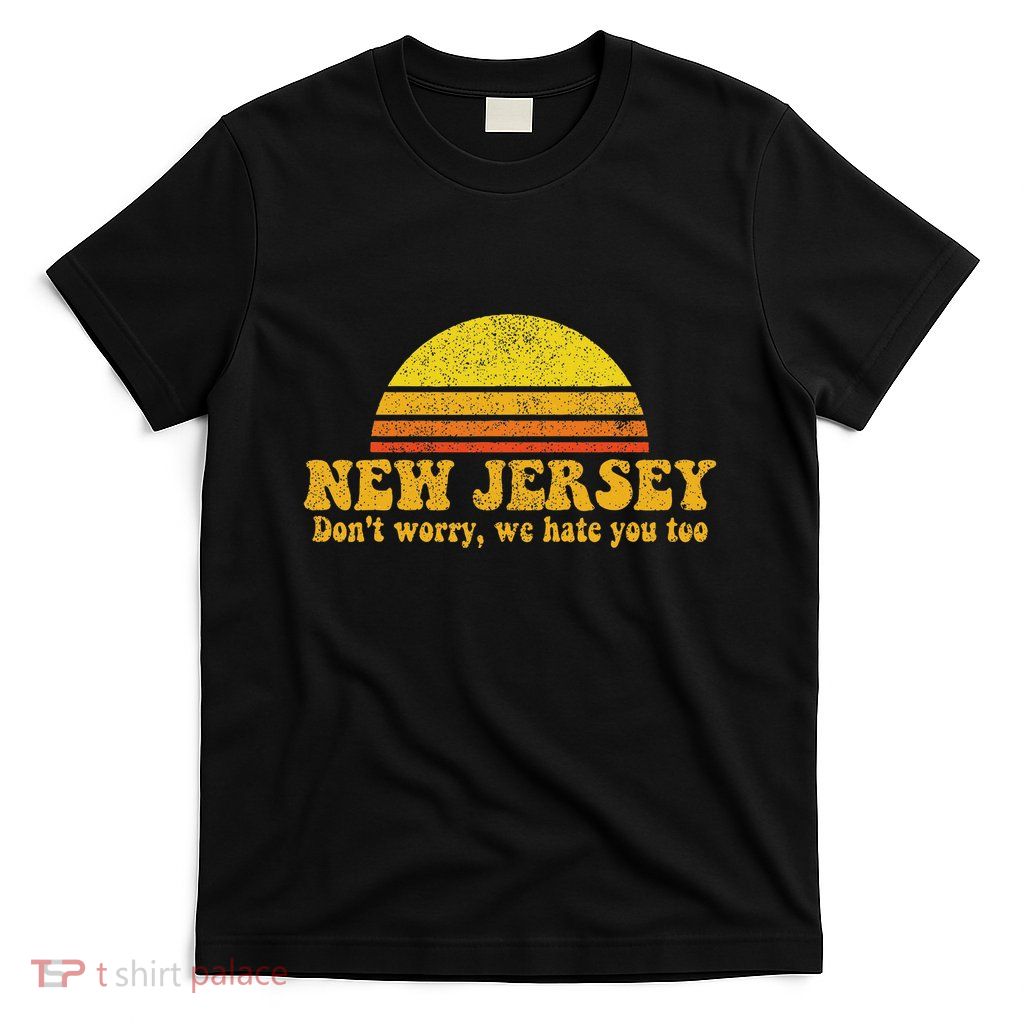 State Of New Jersey Funny Vintage Slogan Retro Souvenir Gift T-Shirt