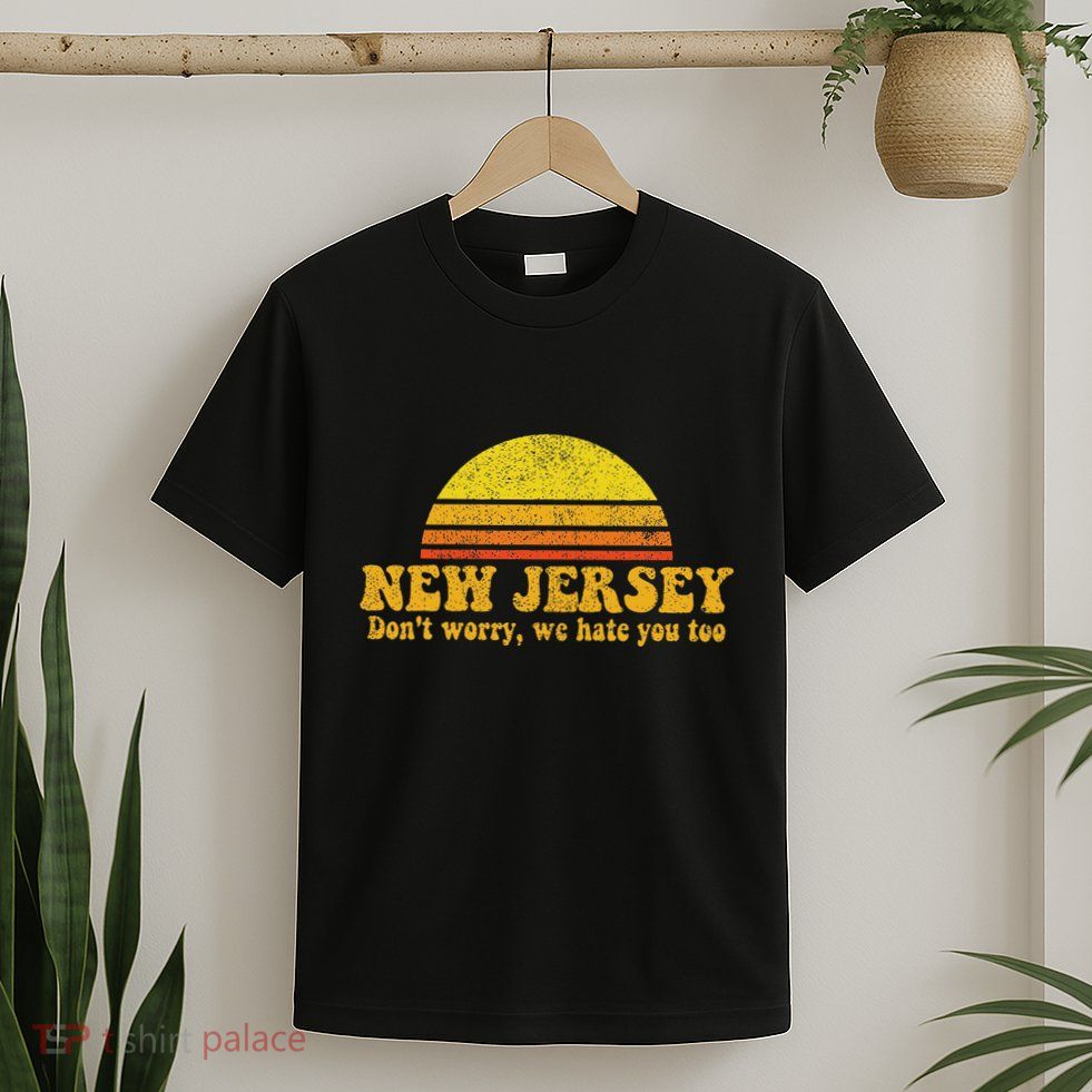 State Of New Jersey Funny Vintage Slogan Retro Souvenir Gift T-Shirt