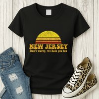 State Of New Jersey Funny Vintage Slogan Retro Souvenir Gift Womens T-Shirt