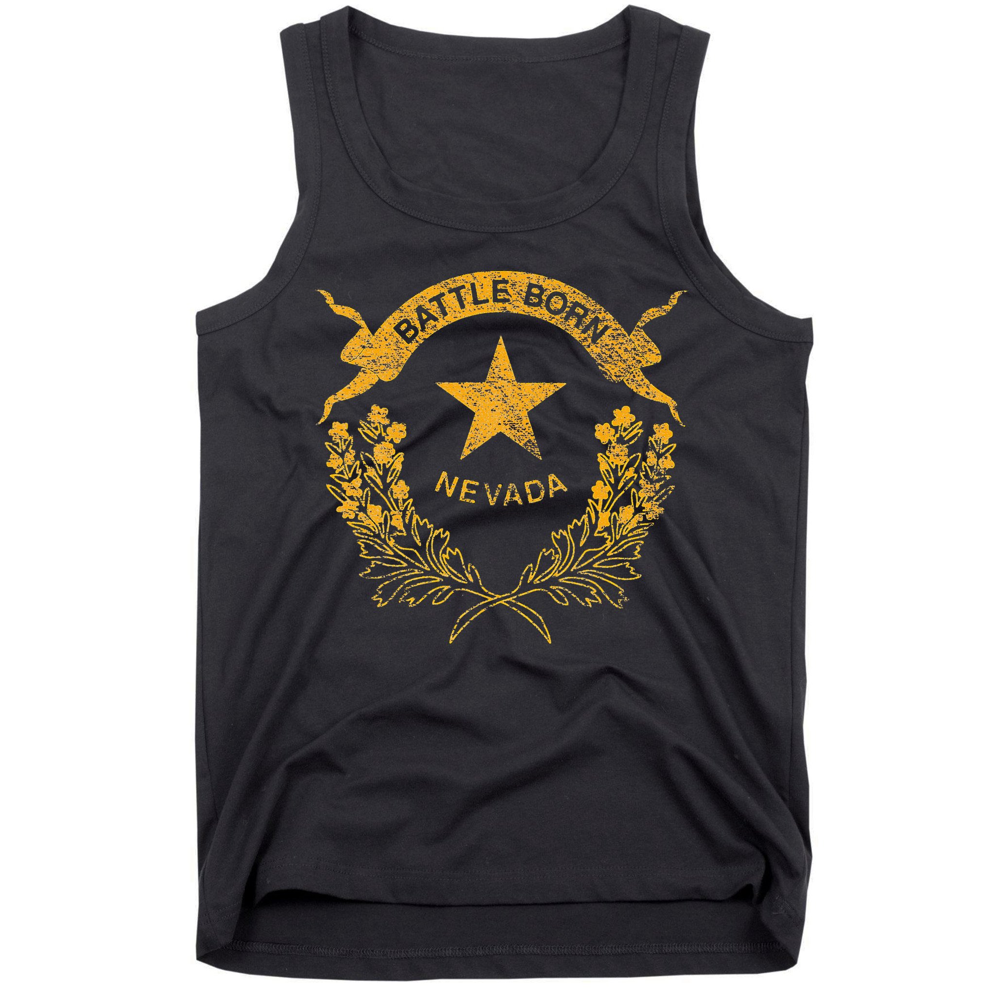 STATE OF NEVADA FLAG LAS VEGAS RENO LAKE TAHOE CARSON Tank Top