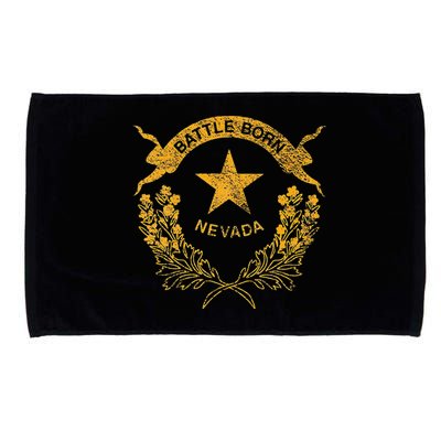 STATE OF NEVADA FLAG LAS VEGAS RENO LAKE TAHOE CARSON Microfiber Hand Towel