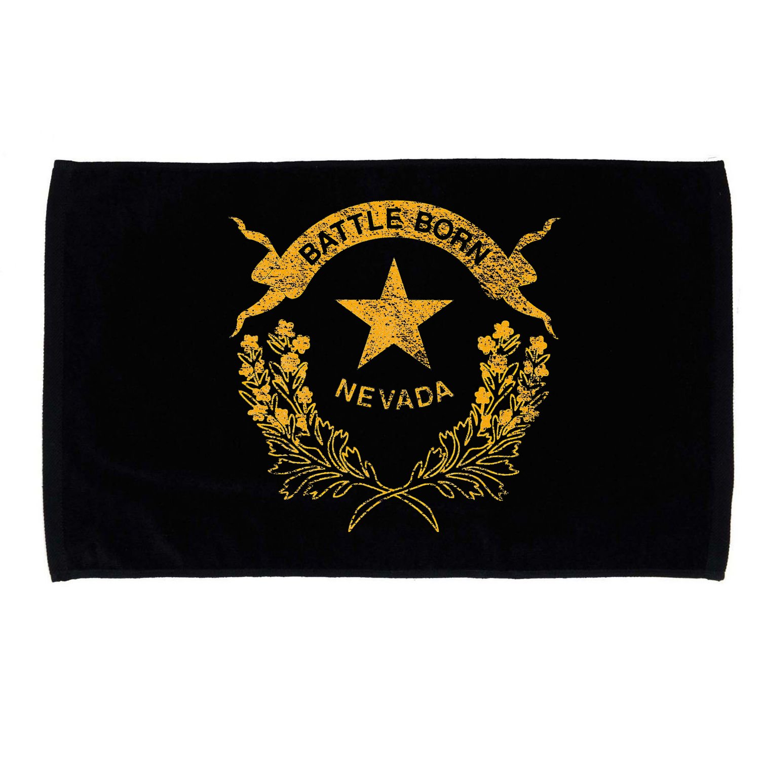 STATE OF NEVADA FLAG LAS VEGAS RENO LAKE TAHOE CARSON Microfiber Hand Towel
