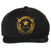 STATE OF NEVADA FLAG LAS VEGAS RENO LAKE TAHOE CARSON Wool Snapback Cap