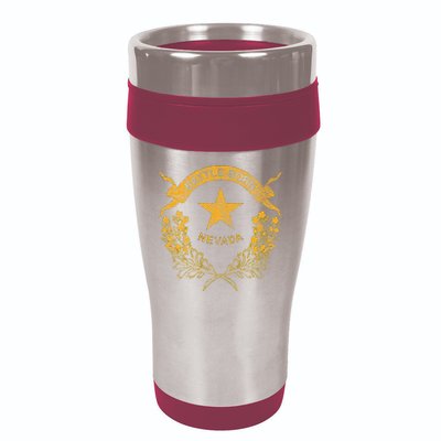 STATE OF NEVADA FLAG LAS VEGAS RENO LAKE TAHOE CARSON 16oz Travel Tumbler