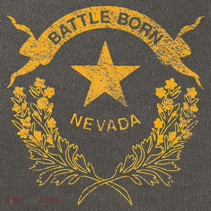 STATE OF NEVADA FLAG LAS VEGAS RENO LAKE TAHOE CARSON Cotton Canvas Backpack