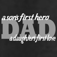 Son's First Hero Daughter's First Love Dad Cool Comfort Performance Bucket Hat