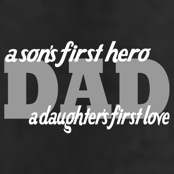 Son's First Hero Daughter's First Love Dad Cool Comfort Performance Bucket Hat