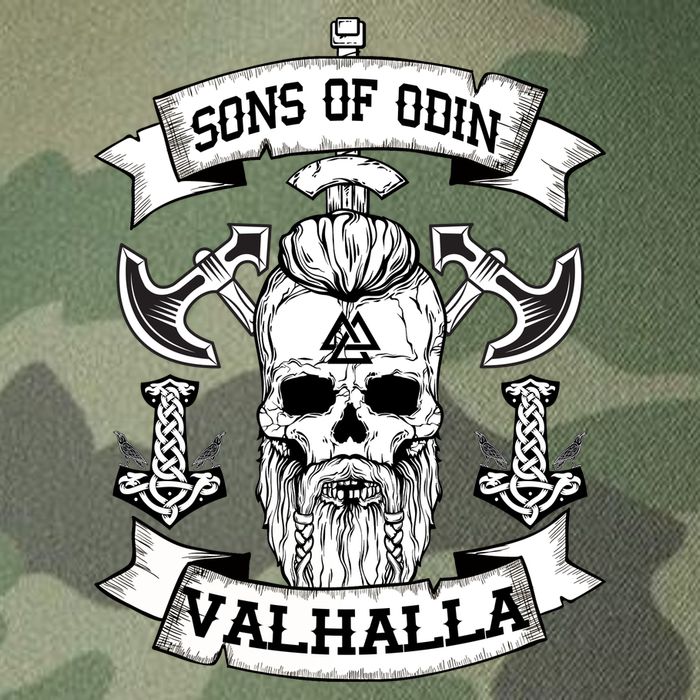 Sons Of Odin Valhalla  Legacy Tie Dye Trucker Hat