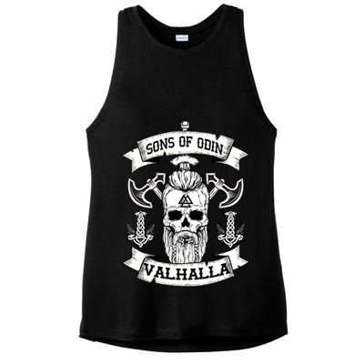 Sons Of Odin Valhalla  Ladies PosiCharge Tri-Blend Wicking Tank