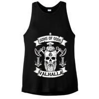 Sons Of Odin Valhalla  Ladies PosiCharge Tri-Blend Wicking Tank