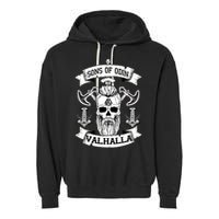 Sons Of Odin Valhalla  Garment-Dyed Fleece Hoodie