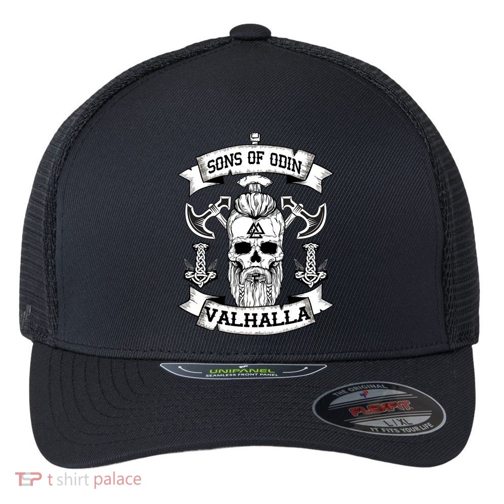 Sons Of Odin Valhalla  Flexfit Unipanel Trucker Cap