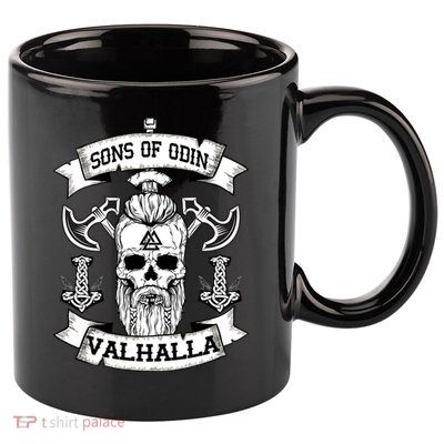 Sons Of Odin Valhalla  11oz C Handle Ceramic Mug
