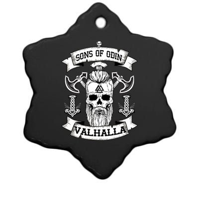 Sons Of Odin Valhalla  Ceramic Star Ornament