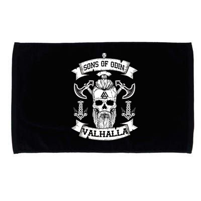 Sons Of Odin Valhalla  Microfiber Hand Towel