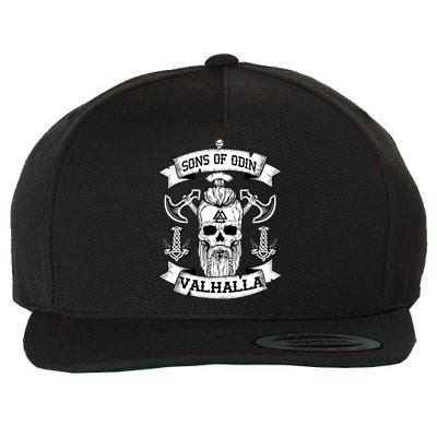 Sons Of Odin Valhalla  Wool Snapback Cap