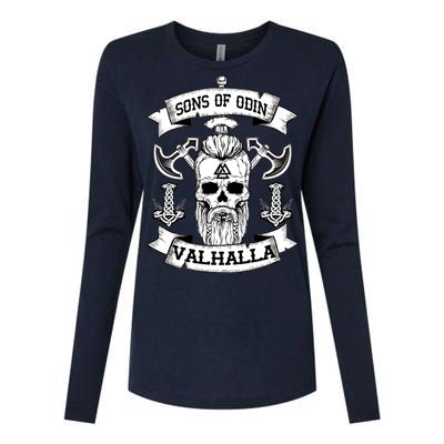 Sons Of Odin Valhalla  Womens Cotton Relaxed Long Sleeve T-Shirt