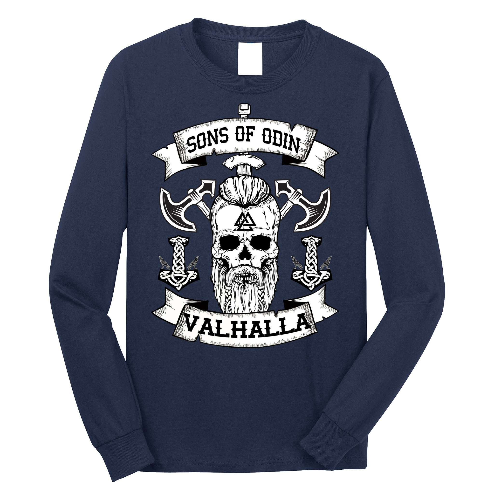 Sons Of Odin Valhalla  Long Sleeve Shirt