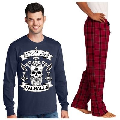 Sons Of Odin Valhalla  Long Sleeve Pajama Set