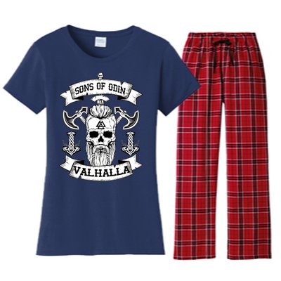 Sons Of Odin Valhalla  Women's Flannel Pajama Set