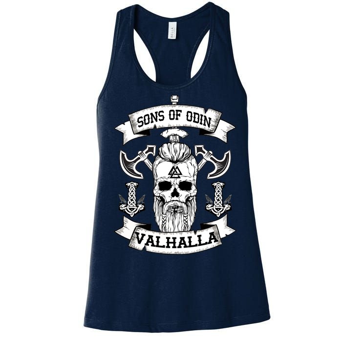 Sons Of Odin Valhalla  Women's Racerback Tank