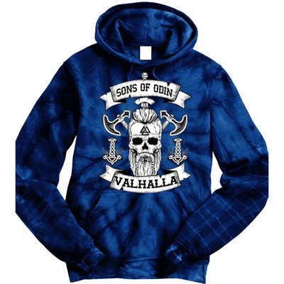 Sons Of Odin Valhalla  Tie Dye Hoodie